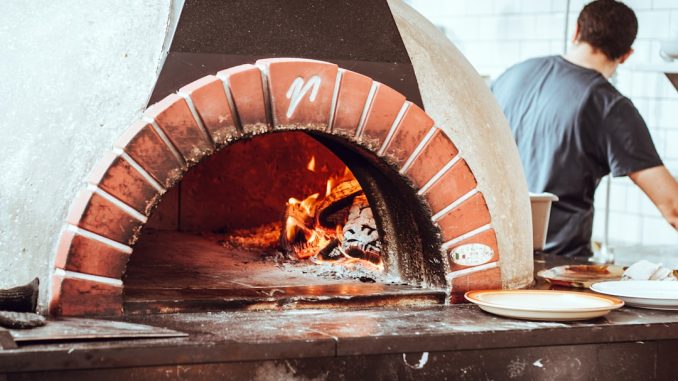 Historien bakom italiensk pizza illustration